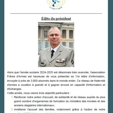 FRÈRES D’ARMES INFO n°11 – NOVEMBRE 2024